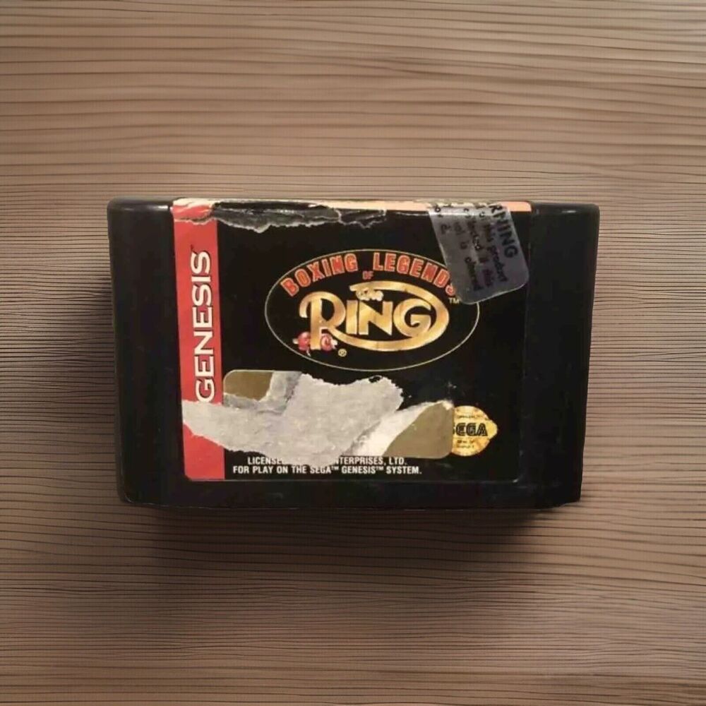 Boxing Legends of the Ring Sega Genesis 1993 Electro Brain Authentic Retro Game